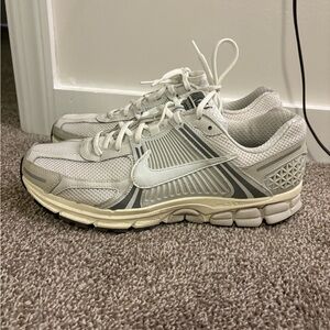 Nike White and Gray Athletic Shoes